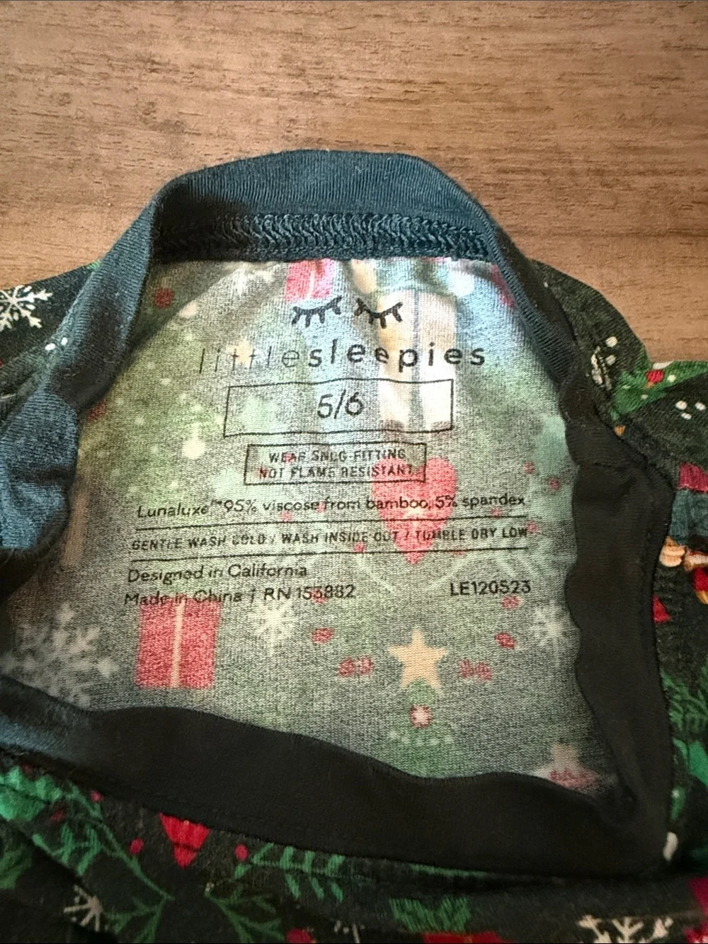 Little Sleepies Green Nutcracker Christmas Pajama Set